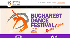 Desktop Screenshot of bucharestdancefestival.com